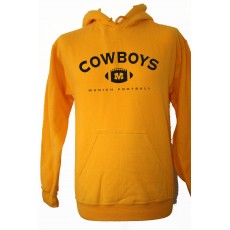 Hoodie Cowboys Football Schwarz