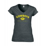 Ladies Shirt Cowboys Football Gelb
