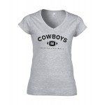 Ladies Shirt Cowboys Football Schwarz